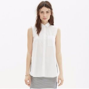 MADEWELL sleeveless button up